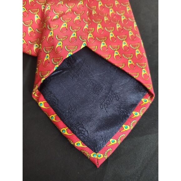 Gucci Men's 100% Silk Red Tie - Picture 5 of 6